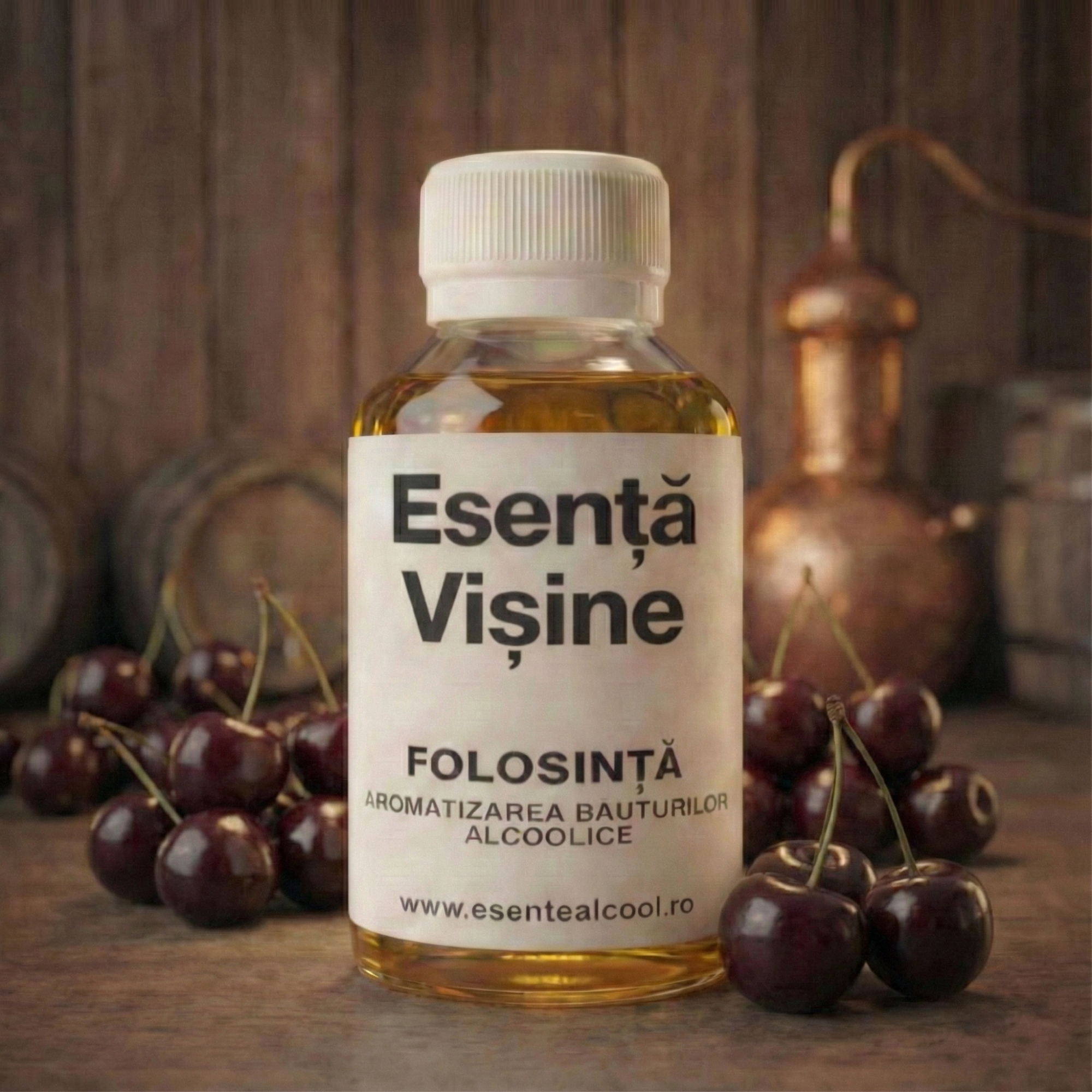 Esenta de Visine pentru aromatizarea alcoolului