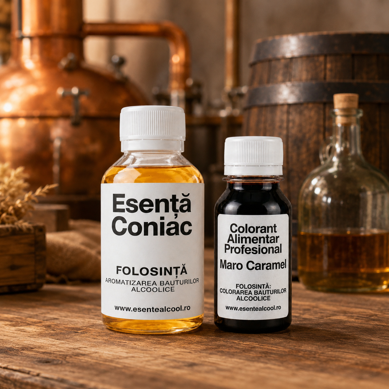 Set Coniac de Casă — Esență + Colorant