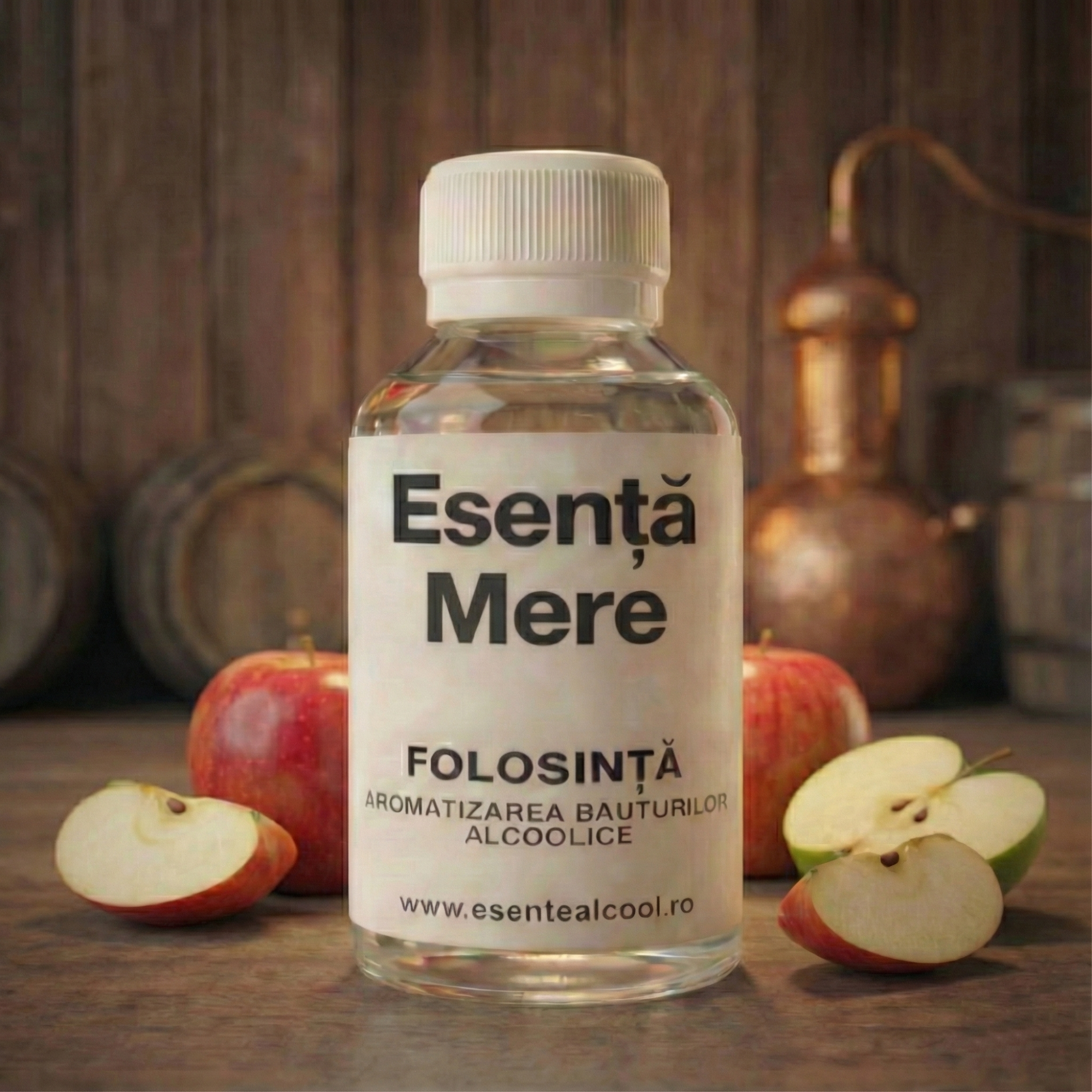 Esenta de Mere pentru aromatizarea alcoolului