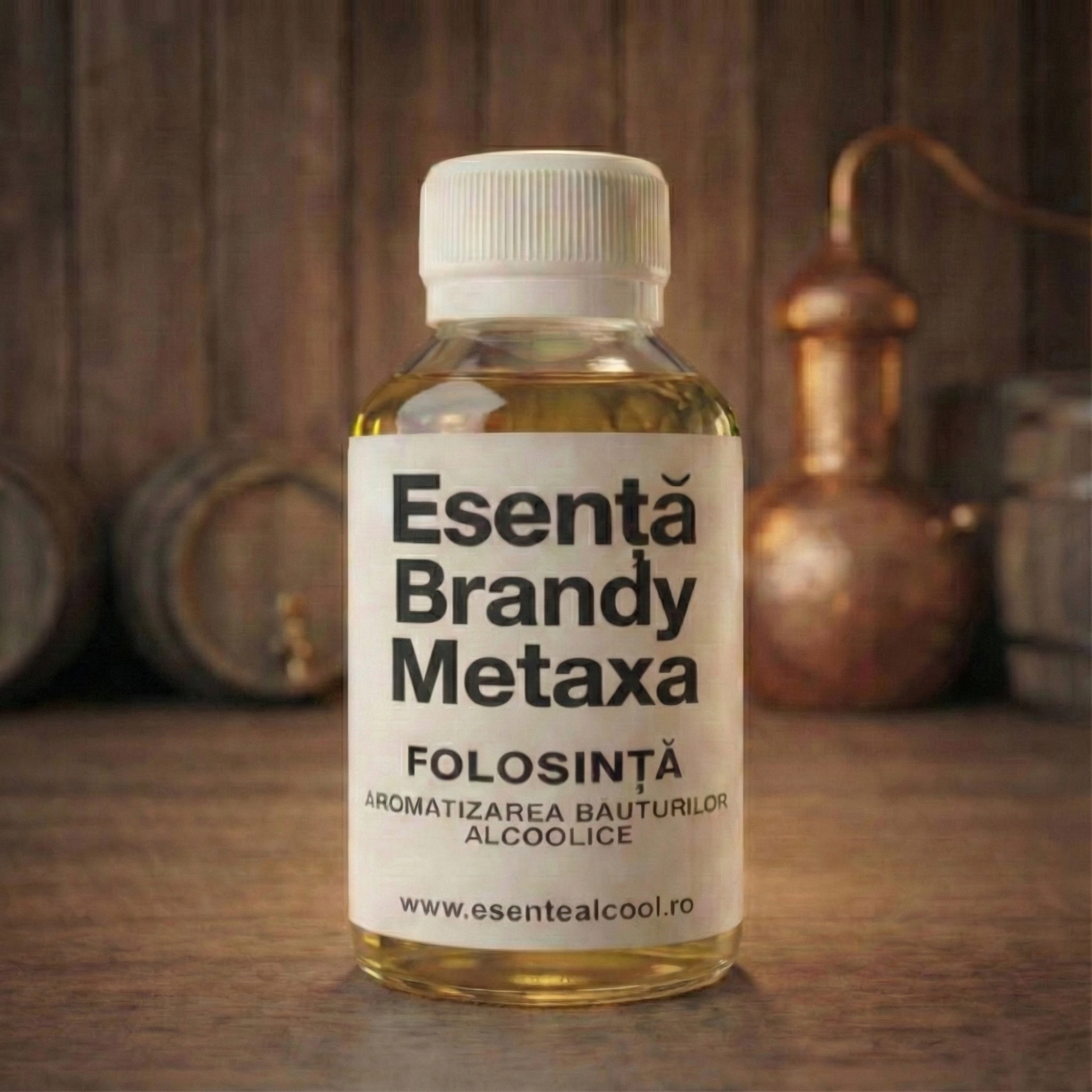 Esenta de Brandy Metaxa pentru aromatizarea alcoolului