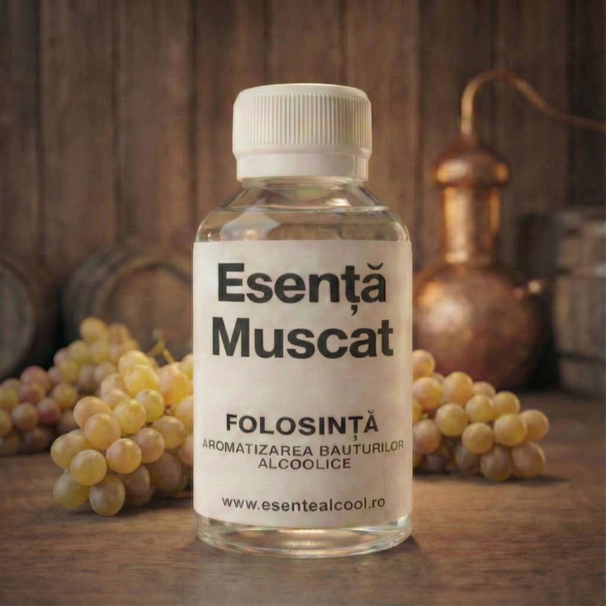 Esenta de Muscat pentru aromatizarea alcoolului