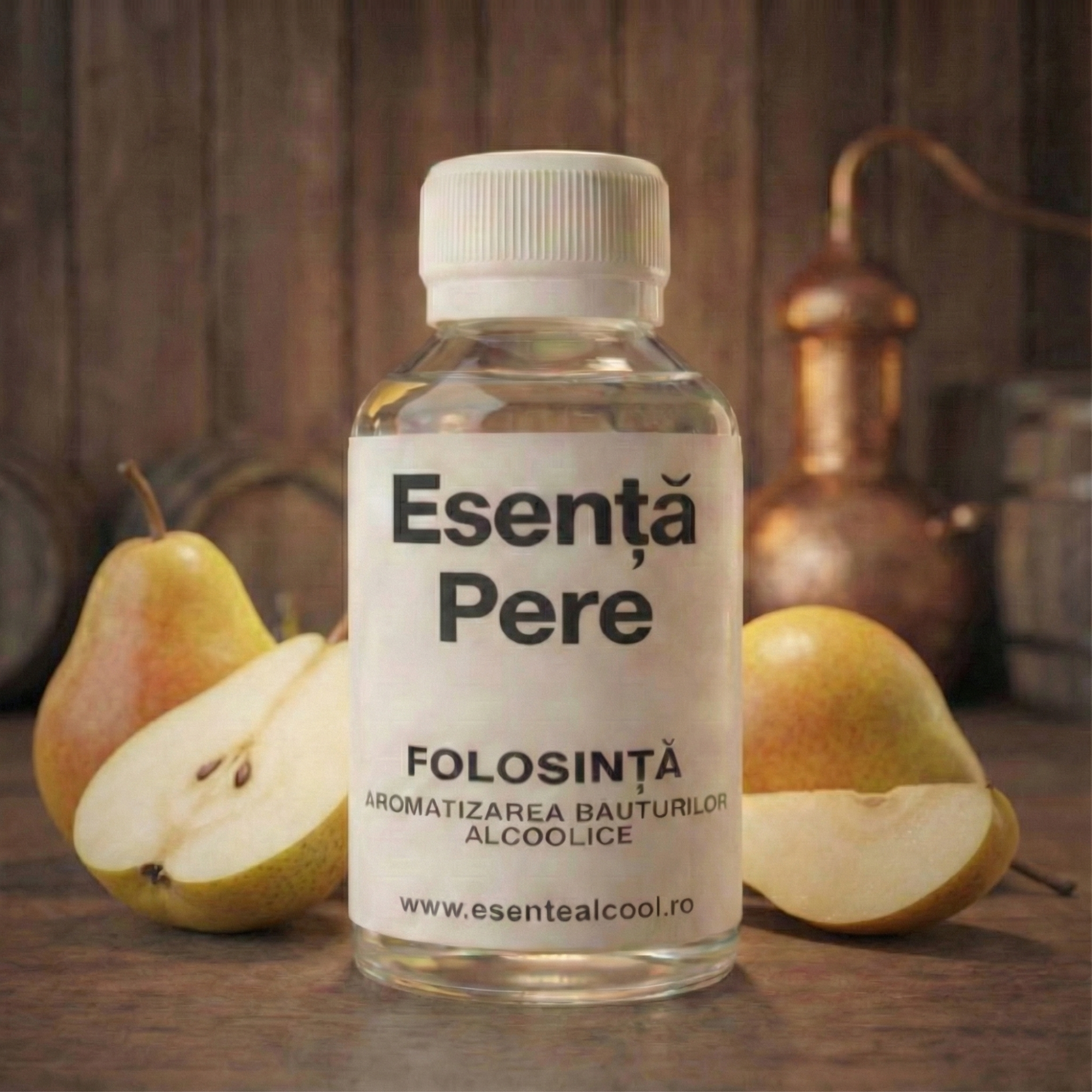Esenta de Pere pentru aromatizarea alcoolului