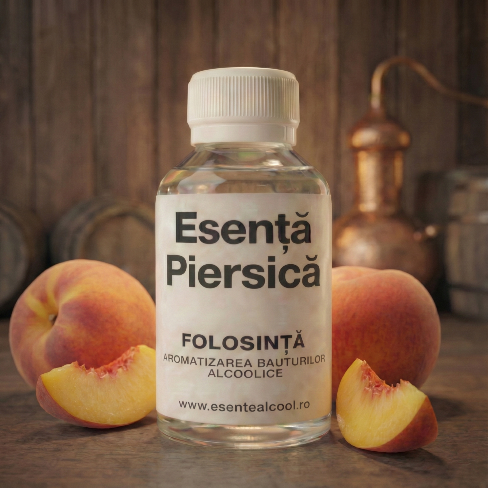 Esenta de Piersica pentru aromatizarea alcoolului